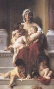 Adolphe William Bouguereau Charity (mk26) oil